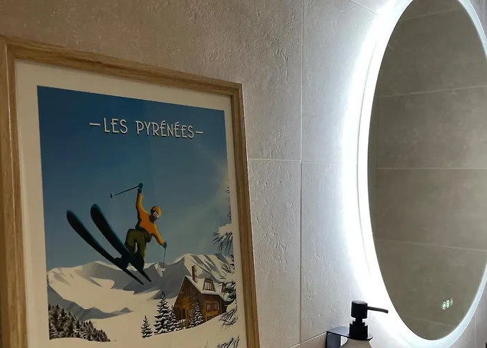 Grand Cosy 10-12 Pers Ax Thermes Centre Terrasse Parking アパート アクス・レ・テルム